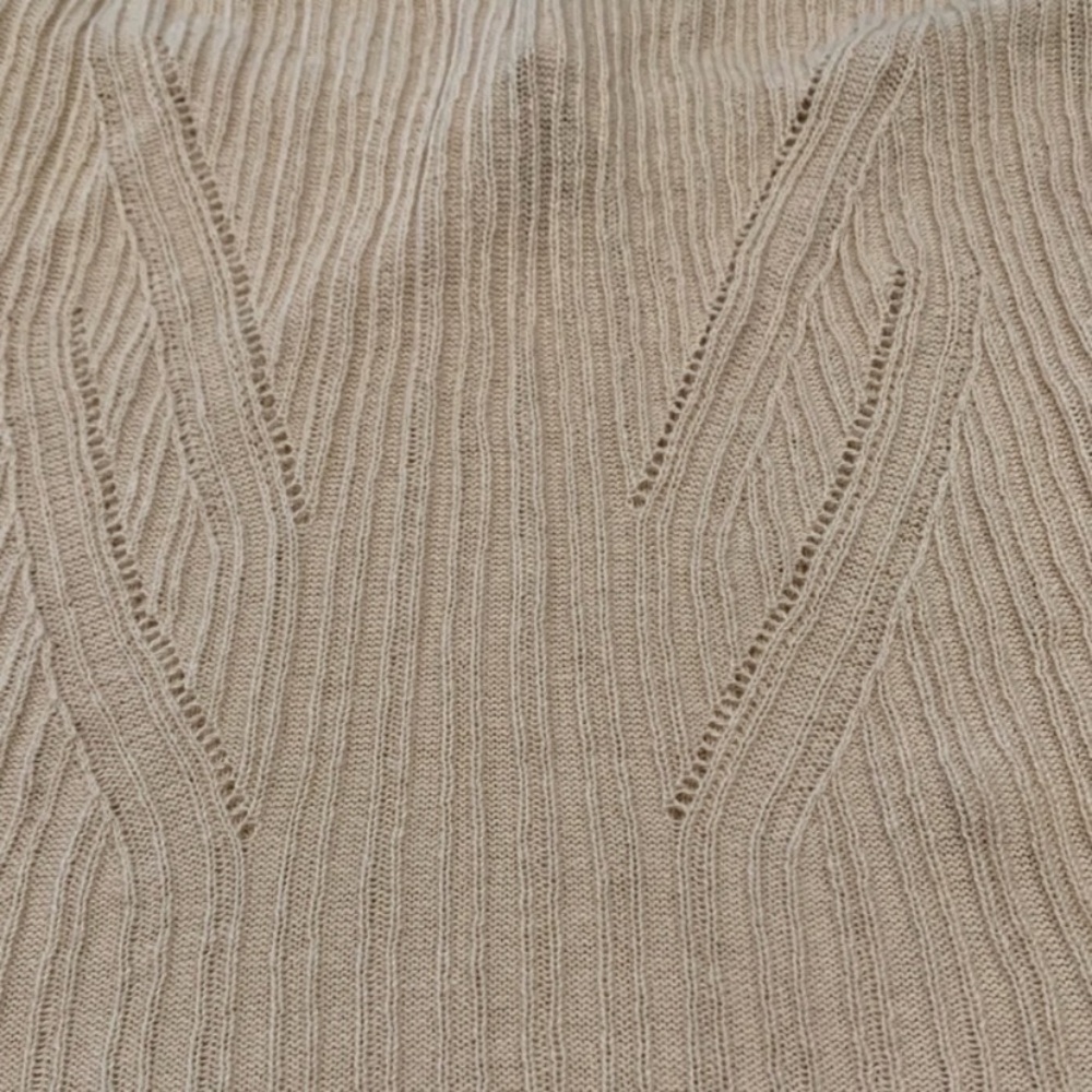 NWT! REVOLVE Tan Ribbed Halter Top - Picture 5 of 8